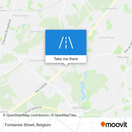 Fontaines Street map