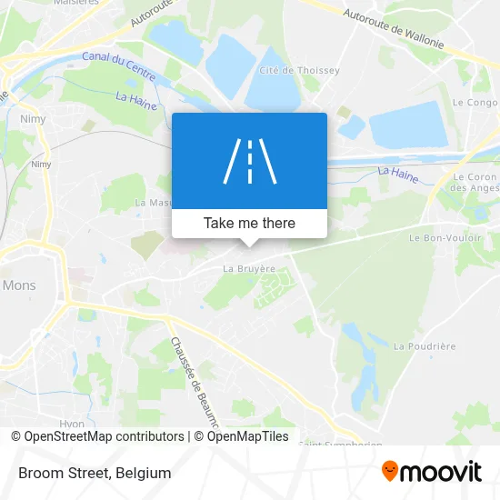 Broom Street map