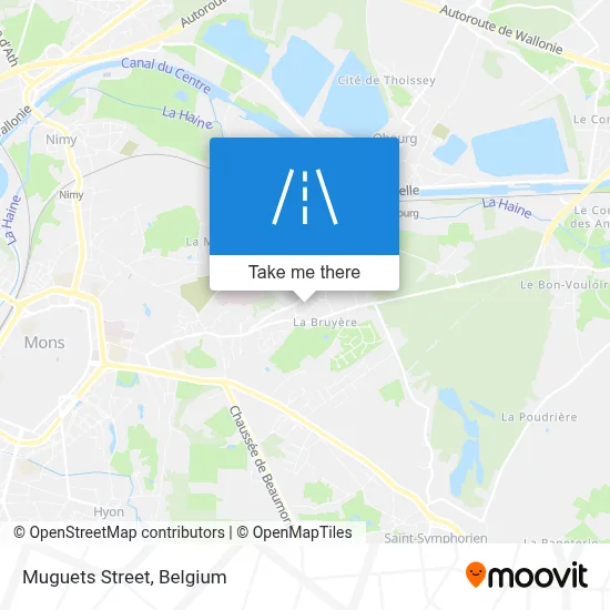 Muguets Street map
