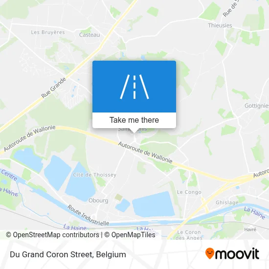 Du Grand Coron Street map