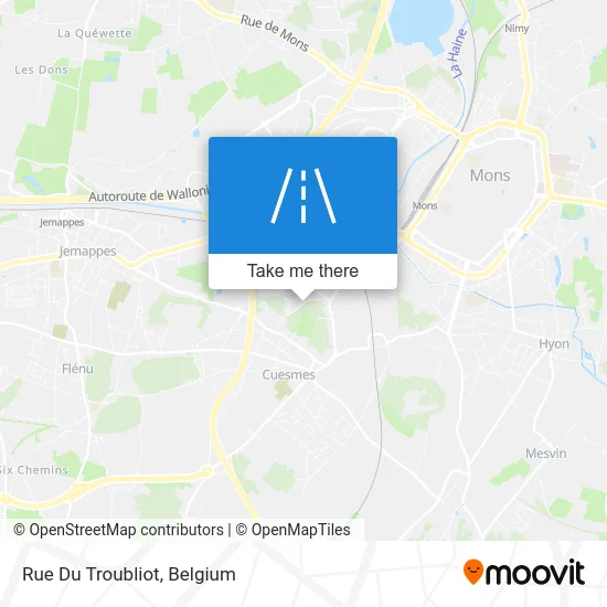 Troubliot Street map