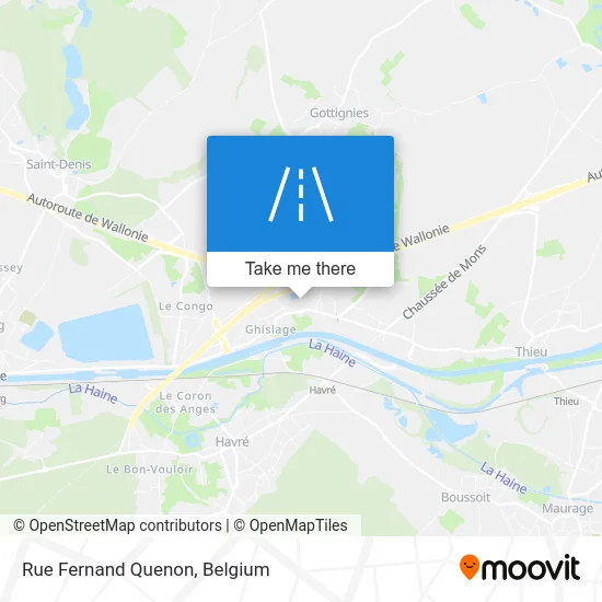 Fernand Quenon Street map