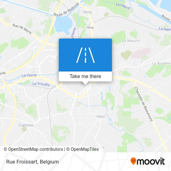 Froissart Street map