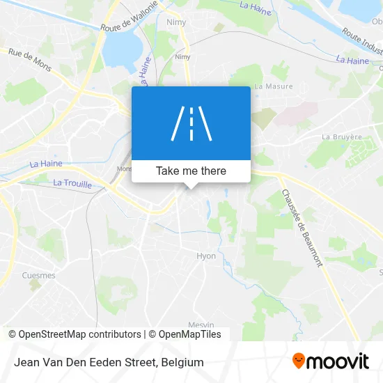 Jean Van Den Eeden Street map