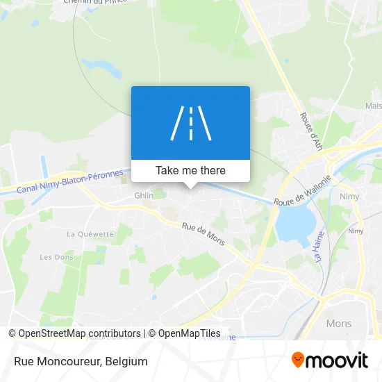 Moncoureur Street map