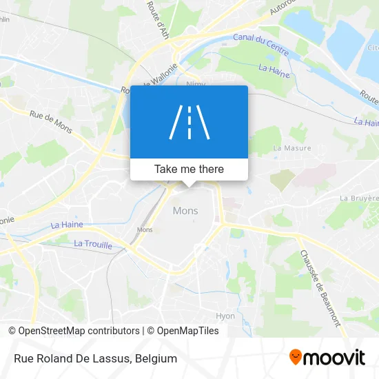 Roland De Lassus Street map