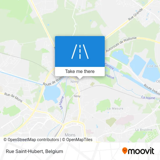 Rue Saint-Hubert map