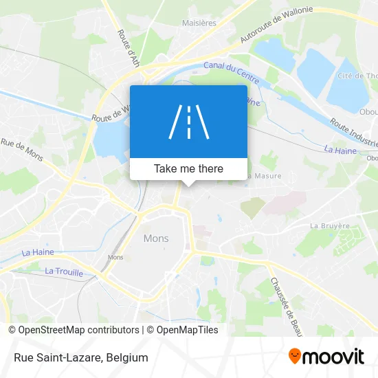 Saint-Lazare Street map