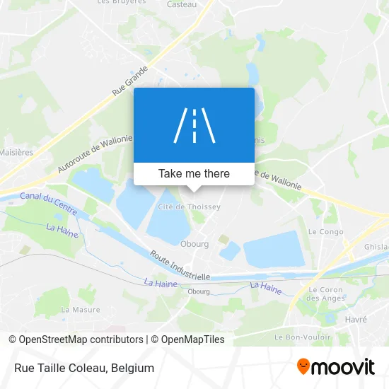 Taille Coleau Street map