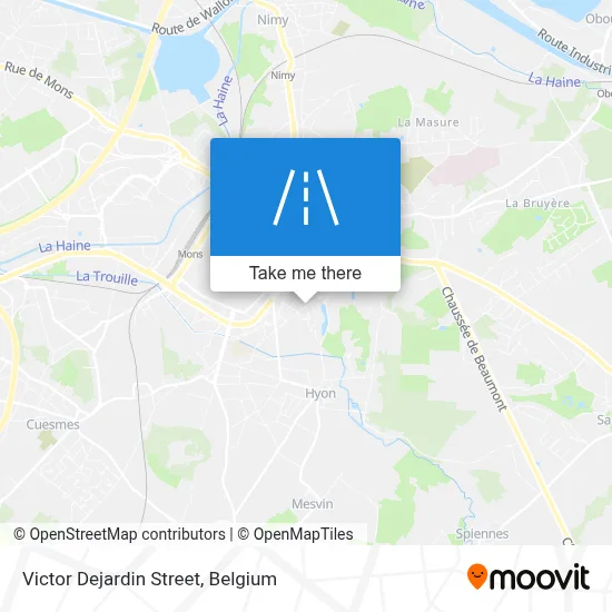 Victor Dejardin Street map