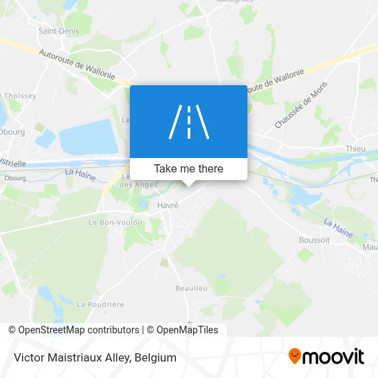 Victor Maistriaux Alley map