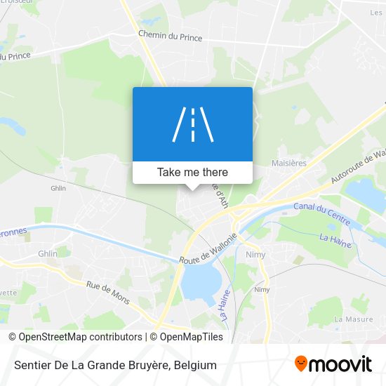 Sentier De La Grande Bruyère map