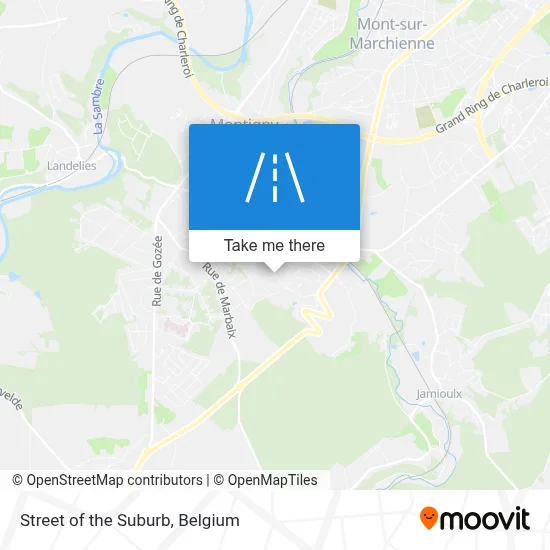 Street of the Suburb map