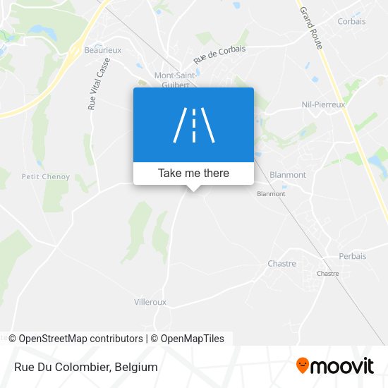 Rue Du Colombier plan