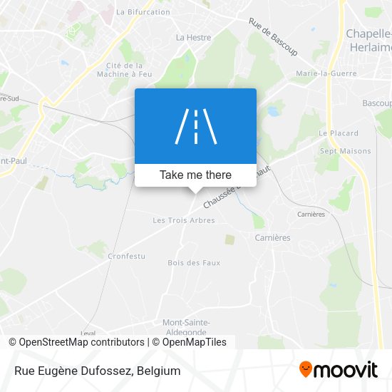 Rue Eugène Dufossez plan