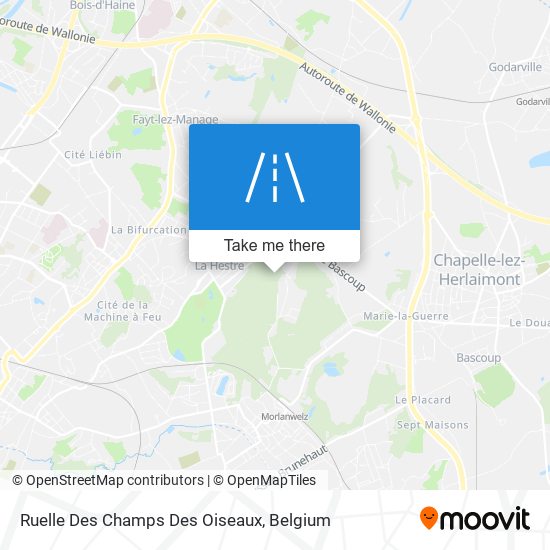 Ruelle Des Champs Des Oiseaux map