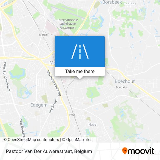 Pastoor Van Der Auwerastraat map