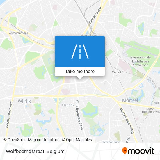 Wolfbeemdstraat map