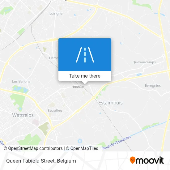 Queen Fabiola Street map