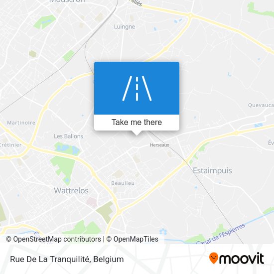 Rue De La Tranquilité map