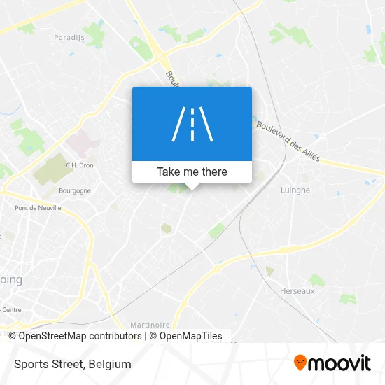 Sports Street map