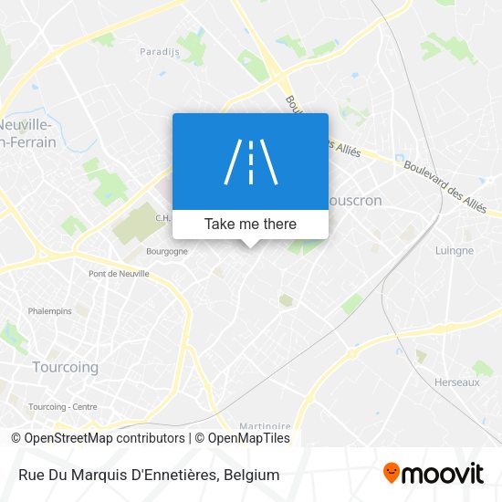 Rue Du Marquis D'Ennetières map