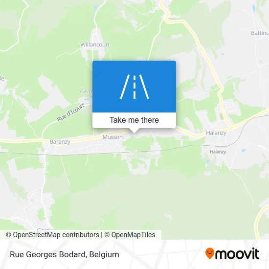 Georges Bodard Street map