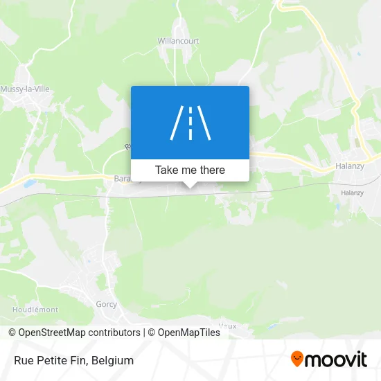 Rue Petite Fin map