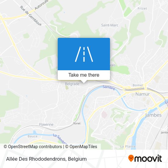 Allée Des Rhododendrons map