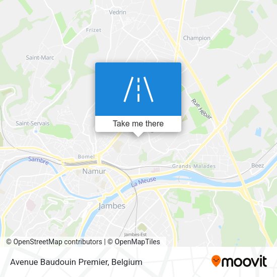 Avenue Baudouin Premier map