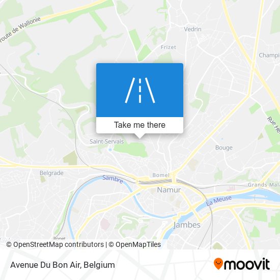 Avenue Du Bon Air map