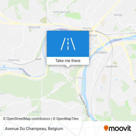 Avenue Du Champeau plan