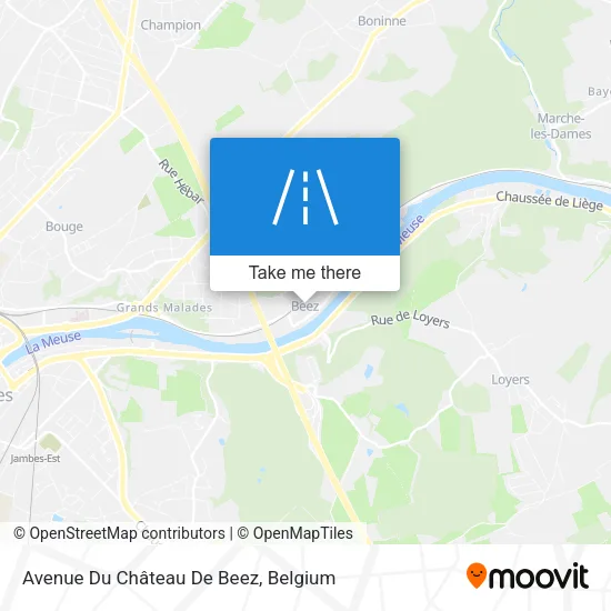 Avenue Du Château De Beez map