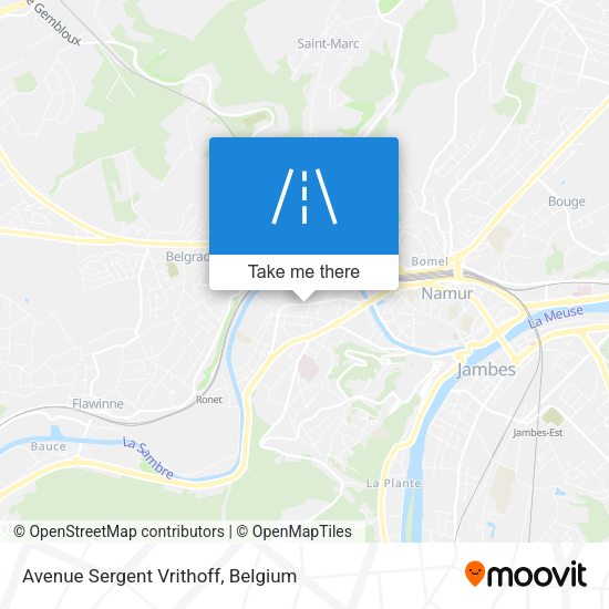 Avenue Sergent Vrithoff map