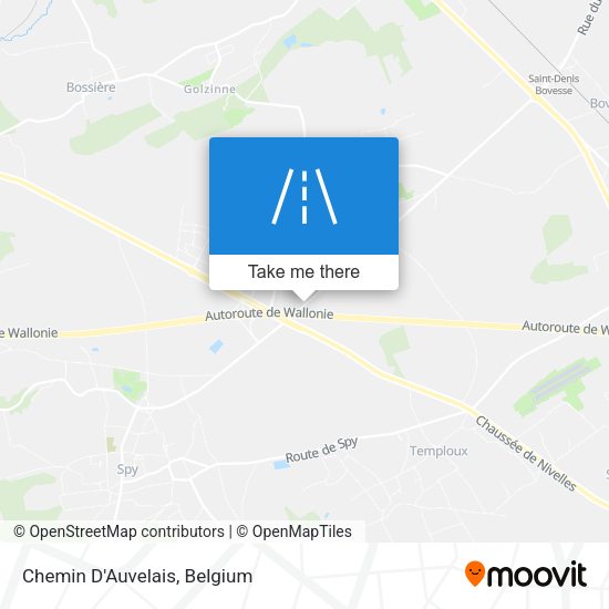 Chemin D'Auvelais plan