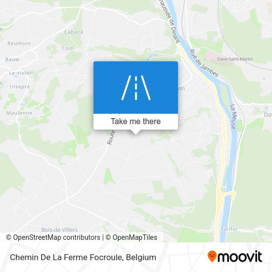 Chemin De La Ferme Focroule plan