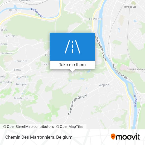 Chemin Des Marronniers plan