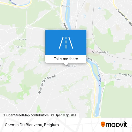 Chemin Du Bienvenu plan