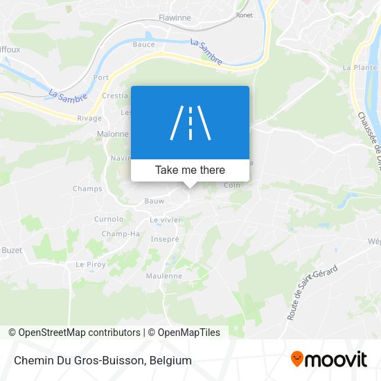 Chemin Du Gros-Buisson plan