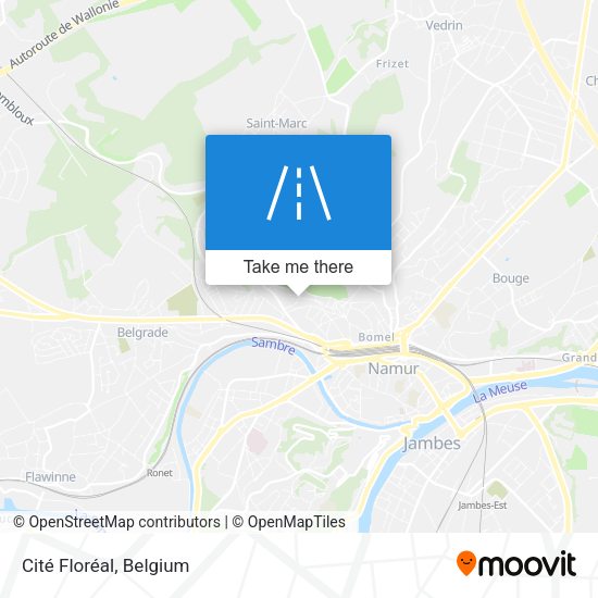 Cité Floréal map