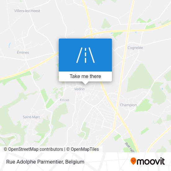 Rue Adolphe Parmentier map