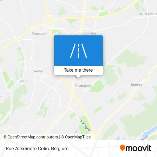 Alexandre Colin Street map