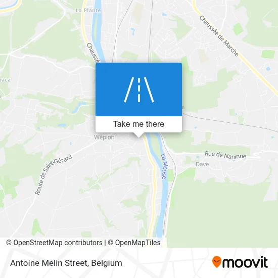 Antoine Melin Street map