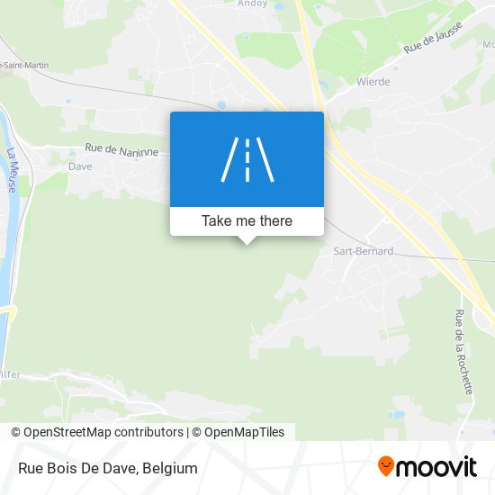 Rue Bois De Dave map