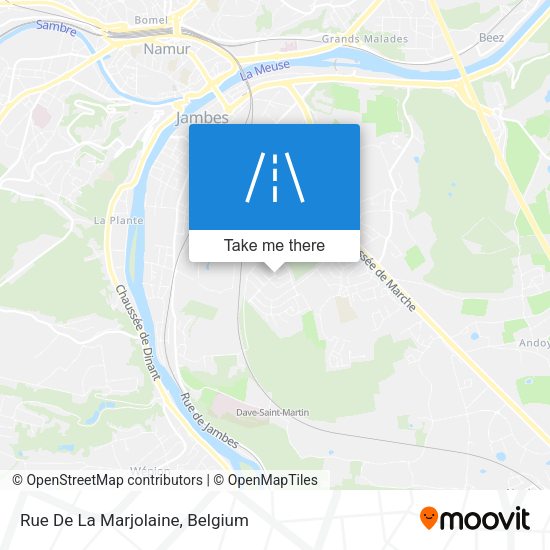 Rue De La Marjolaine plan