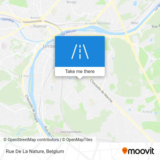 De La Nature Street map