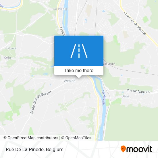 Rue De La Pinède plan