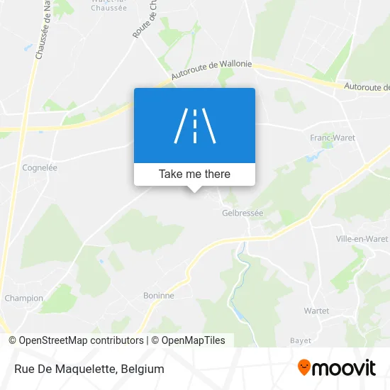 Maquelette Street map