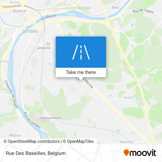 Baseilles Street map