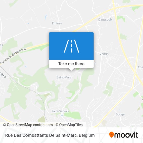 Rue Des Combattants De Saint-Marc map